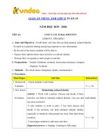 giao an tieng anh lop 12 tuan 15 sach moi 