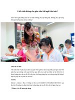 cach tinh luong cho giao vien khi nghi thai san 