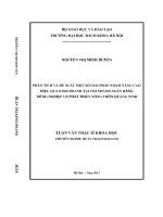 Phân tích và đề xuất một số giải pháp nhằm nâng cao hiệu quả kinh doanh tại Chi nhánh Ngân hàng Nông nghiệp và Phát triển Nông thôn Quảng Ninh.