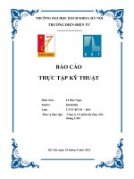 (TIỂU LUẬN) báo cáo THỰC tập kỹ THUẬT công ty cổ phần hạ tàng viễn thông CMC 