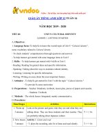 giao an tieng anh lop 12 tuan 14 sach moi 