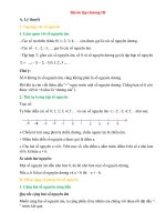 ly thuyet bai on tap chuong 3 chi tiet toan lop 6 ket noi tri thuc 