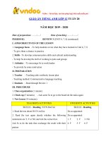 giao an tieng anh lop 12 tuan 28 sach moi 