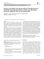 progress in prediction and interpretation of clinically relevant metabolic drug drug interactions a minireview illustrating recent developments and current opportunities 