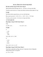 giai toan 6 bai 29 tinh toan voi so thap phan ket noi tri thuc 