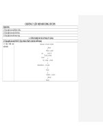 ÔN TẬP CUỐI KỲ CHƯƠNG 7  LÊN MEN ĐỒ UỐNG CÓ CỒN