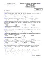 de kscl toan 11 lan 1 nam 2022 2023 truong thpt chuyen vinh phuc 