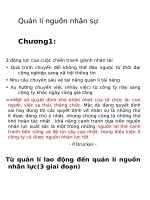 Quản lí nhân sự chương1