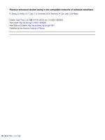 plasmon enhanced random lasing in bio compatible networks of cellulose nanofibers 