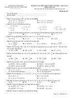 de kscl toan 10 lan 1 nam 2022 2023 truong thpt chuyen vinh phuc 