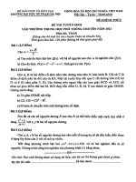 de tuyen sinh lop 10 chuyen mon toan chuyen nam 2021 truong dhsp ha noi 