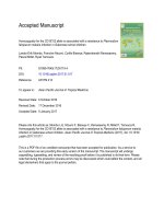 homozygosity for the cd1e 02 allele is associated with a resistance to plasmodium falciparum malaria infection in gabonese school children 
