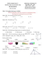 de tham khao hoc ky 1 toan 7 nam 2022 2023 truong thcs nguyen huu tho tp hcm 