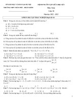 noi dung on tap giua ki 1 toan 10 nam 2022 2023 truong thpt tran phu ha noi 