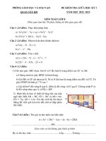 de giua hoc ky 1 toan 8 nam 2022 2023 phong gddt tay ho ha noi 