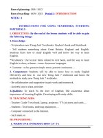 Giáo án tiếng anh 7 sách global success soạn chuẩn cv 5512 (kì 1) 2 cột 