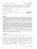 scleromyxedema arndt gottron syndrome a case report 