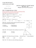 de tham khao hoc ky 1 toan 7 nam 2022 2023 truong thcs nguyen hien tp hcm 