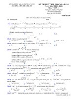 de thi thu thpt qg 2023 lan 1 mon toan truong thpt ly thai to bac ninh 