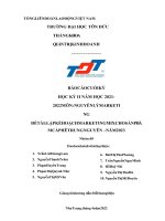 ĐỀ tài lập kế HOẠCH MARKETING MIX CHO sản PHẨM cà PHÊ TRUNG NGUYÊN – năm 2023 