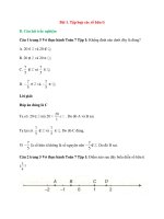 vo thuc hanh toan 7 bai 1 tap hop cac so huu ti ket noi tri thuc 