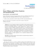 rorty williams and davidson skepticism and metaepistemology 