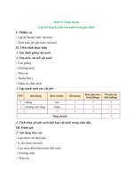 ly thuyet bai 13 thuc hanh lap ke hoach nuoi vat nuoi trong gia dinh c 