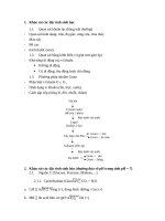 Khảo sát đặc tính sinh lý, sinh hóa 