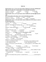 Đề thi thử THPTQG 9+ (có kèm giải chi tiết)