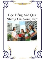 Học tiếng anh qua những câu song ngữ 
