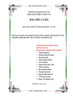 ĐỀ tài VAI TRÒ của KINH tế NHÀ nước TRONG nền KINH tế THỊ TRƯỜNG ĐỊNH HƯỚNG XHCN ở VIỆT NAM HIỆN NAY 