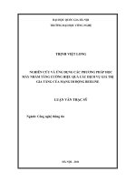 Luận văn thạc sĩ VNU UET nghiên cứu và ứng dụng các phương pháp học máy nhằm tăng cường hiệu quả các dịch vụ giá trị gia tăng của mạng di động beeline 