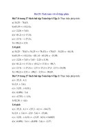 giai sbt toan 6 bai 29 tinh toan voi so thap phan ket noi tri thuc 