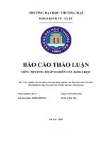 (TIỂU LUẬN) thảo luận nhóm TMU nghiên cứu tác động của hoạt động nghiên cứu khoa học sinh viên đến chất lượng học tập của sinh viên trường đại học thương mại 
