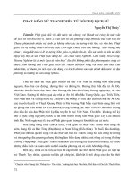 Phật giáo xứ thanh nhìn từ góc độ lịch sử 