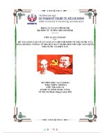 (TIỂU LUẬN) SÁNG tạo về lý LUẬN của hồ CHÍ MINH về NHÀ nước của dân, DO dân, vì dân  từ đó, rút RA ý NGHĨA đối với VIỆC xây DỰNG NHÀ nước TA HIỆN NAY 