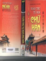 Toàn thư tự học chữ hán  phần 1 