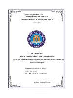 (TIỂU LUẬN) thảo luận nhóm TMU trình bày tình huống liên quan đến tâm lý tập thể  đưa ra giải pháp giải quyết tình huống đó 