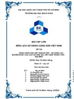 ĐẢNG CỘNG sản VIỆT NAM RA đời – sự SÀNG lọc NGHIÊM KHẮC của LỊCH sử dân tộc VIỆT NAM TRONG THỜI đại mới 