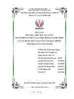 (TIỂU LUẬN) QUAN điểm về QUY LUẬT PHỦ ĐỊNH của PHỦ ĐỊNH và vận DỤNG QUY LUẬT này vào QUÁ TRÌNH TIẾN hóa của LOÀI NGƯỜI 