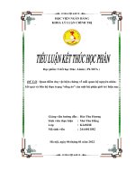 (TIỂU LUẬN) quan điểm duy vật biện chứng về mối quan hệ nguyên nhânkết quả và liên hệ thực trạng “sống ảo” của một bộ phận giới trẻ hiện nay 2 