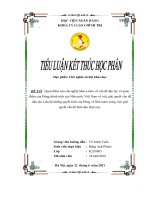 (TIỂU LUẬN) quan điểm của chủ nghĩa mác lênin về vấn đề dân tộc   và quan điểm của đảng,chính sách của nhà nước việt nam về việc giải quyết vấn đề dân tộc liên hệ những quyết sách 