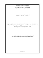 Luận văn thạc sĩ VNU UET phát triển dịch vụ hỗ trợ quản  lý chứng chỉ định giá đất ứng dụng công nghệ chuỗi khối 