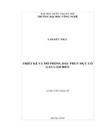 Luận văn thạc sĩ VNU UET thiết kế và mô phỏng đầu phun mực có gắn cảm biến   