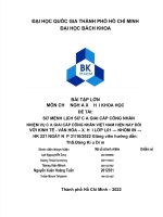 SỨ MỆNH LỊCH sử ca GIAI cấp CÔNG NHÂN NHIỆM vụ ca GIAI cấp CÔNG NHÂN VIỆT NAM HIỆN NAY đối với KINH tế   văn hóa – x hi 