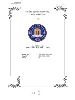 (TIỂU LUẬN) thảo luận nhóm TMU sự vận DỤNG QUY LUẬT PHỦ ĐỊNH của PHỦ ĐỊNH vào THỰC TIỄN 