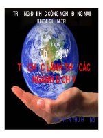 Bài giảng địa lý kinh tế việt nam  chương 5   GV trần thu hương 