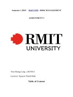 (TIỂU LUẬN) the overall market and macroeconomics condition 