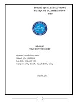 (TIỂU LUẬN) báo cáo THỰC tập tốt NGHIỆP bài 1 tìm hiểu tủ băm xung áp 1 chiều 