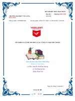 (TIỂU LUẬN) sau khi đọc câu chuyện em và sử dụng lý thuyết đã học để phân tích động cơ (tâm lý của nhân viên y tế ) thúc đẩy người dược sĩ phải quan tâm đến lĩnh vực dược lâm sàng 